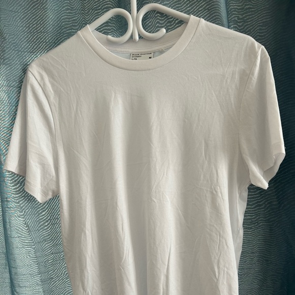 Frank and Oak size large white woman’s T-shirt-new or like new - Picture 6 of 7